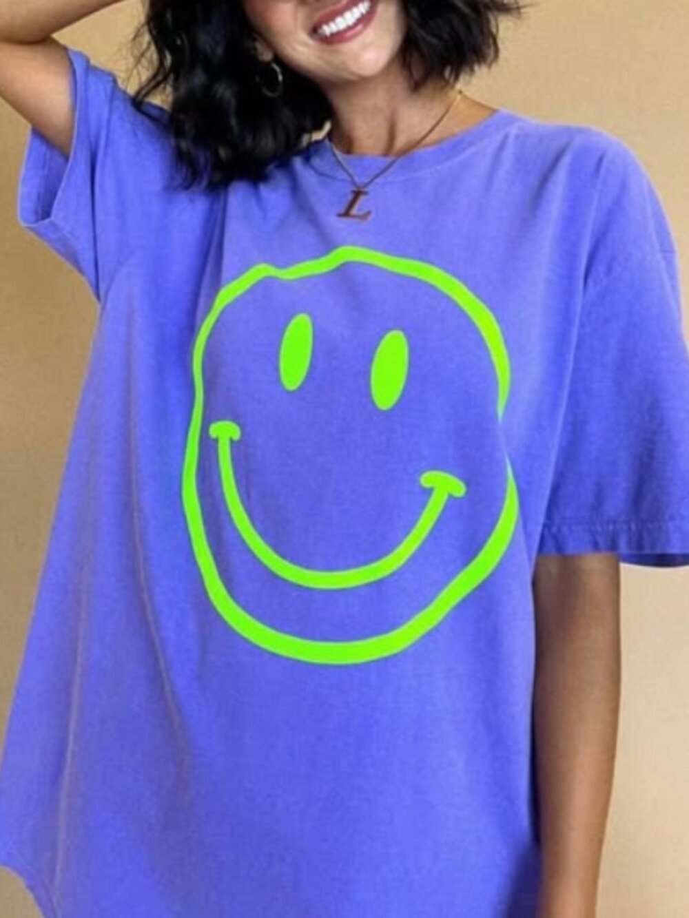 The World Needs Your Magic Tee - Dressed in Lala (Lavendar & Neon Green) - Picture 5 of 6